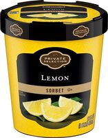 Lemon sorbet