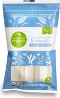 Mozzarella cheese strings
