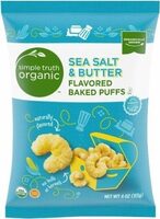 Sea salt & butter flavored baked puffs