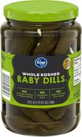 Whole kosher baby dills