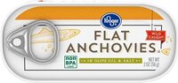 Flat anchovies in olive oil & salt
