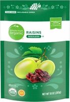 Seedless raisins