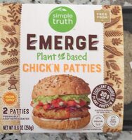 Emerge plant-based chick’n patties