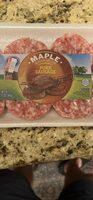 Kroger, pork sausage patties, maple
