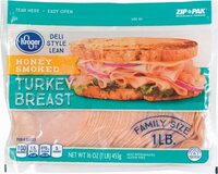 Deli style honey smoked turkey breast