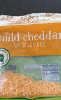 Mild cheddar shredded cheese