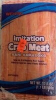 Imitation crab meat kani kamaboko