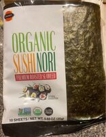 Organic sushi nori