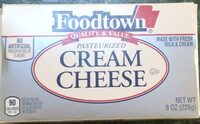 Pasteurized cream cheese