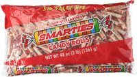 Smarties assorted flavor candy rolls pound value