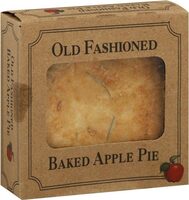 Old fashioned baked apple pie