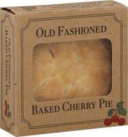 Old Fashioned Baked Cherry Pie