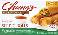 Vegetable Spring Rolls with Dipping Sauce