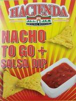 Nacho to go + salsa dip
