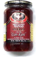 Deep home style sweet & spicy mango pickle 'gor-keri'