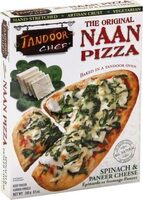 The Original Nan Pizza, Spinach & Paneer Cheese