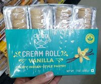 Cream roll vanilla