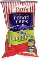 Cascade style potato chips
