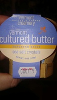 Verment creamery, european style sea salt crystals cultured butter