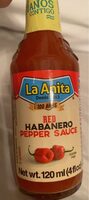 Red habanero pepper sauce