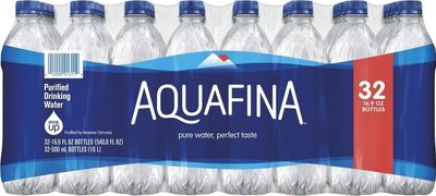 Purified water by Aquafina