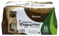 Frappuccino coffee drink bottles
