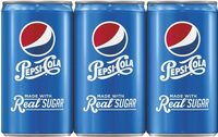 Real sugar minicans