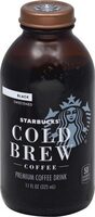 Starbucks cold brew black sweet premium coffee