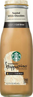 Frappuccino toasted white chocolate chilled coffee drink
