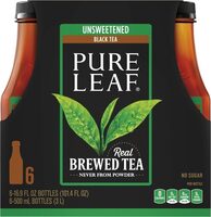 Leaf unsweetened black real brewed tea