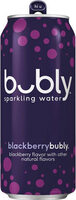 Blackberry enhanced sparkling water