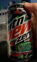 Mtn Dew zero sugar major melon