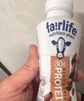 Fair life nutrition plan high-quality protein chocolate nutrition shake