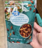 Dried sweetened cranberries & honey roasted almonds