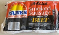 Beef sausage