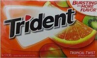Tropical twist sugar free gum