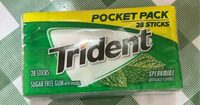Trident Spearmint pocket pack