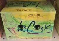 Sparkling Water, Lime Lime