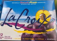 Naturally Essenced Beach Plum Sparkling Water