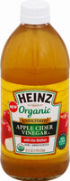 Heinz organic unfiltered vinegar apple cider