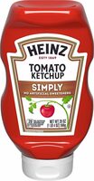 Simply tomato ketchup bottle