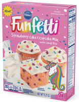 Funfetti Strawberry Cake & Cupcake Mix