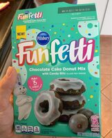 Funfetti Chocolate Cake Donut Mix