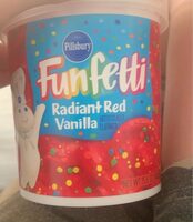 Radiant Red Vanilla Funfetti Frosting