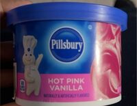 Hot pink Vanilla Frosting