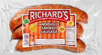 Andouille smokes sausage