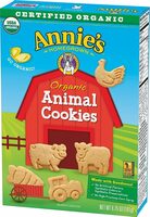 Organic animal cookies