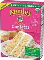 Organic confetti cake baking mix