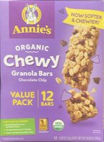 Organic Chewy Granola Bars Chocolate Chip