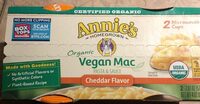 Organic Vegan Mac (Cheddar Flavor)